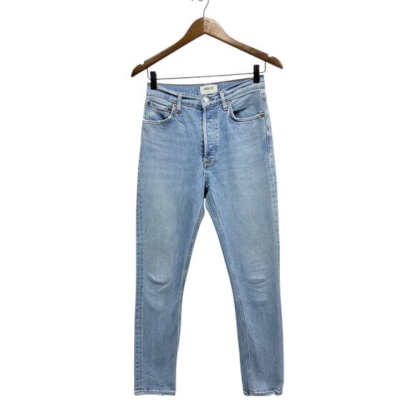 AGOLDE Nico High Rise Slim Jean in Cliffside Button Fly size 25 - Picture 2 of 8
